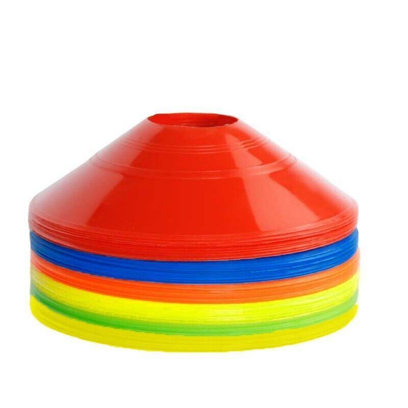 60 Pack Sports Training Discs Markers Cones Soccer Rugby Fitness Exercise V528-MARKDISC-60PCS-29531