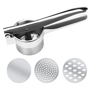 Potato Ricer Masher Fruit Press With 3 Discs Professional All Stainless Steel Au V528-MASHER-943134