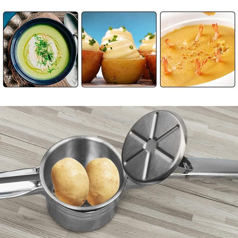Potato Ricer Masher Fruit Press With 3 Discs Professional All Stainless Steel Au V528-MASHER-943134