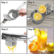 Potato Ricer Masher Fruit Press With 3 Discs Professional All Stainless Steel Au V528-MASHER-943134
