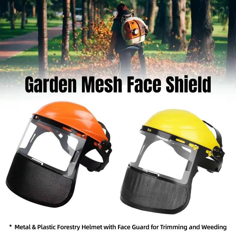 Garden Face Shield Headgear for Mowing and Outdoor Protective Use - Orange V528-MASK-ORANGE-675365