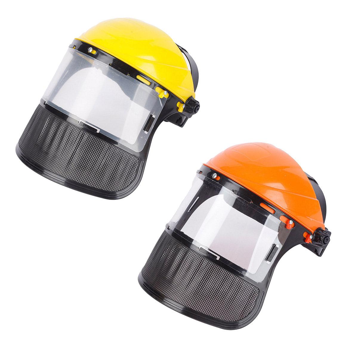 Garden Face Shield Headgear for Mowing and Outdoor Protective Use - Yellow V528-MASK-YELLOW-864596