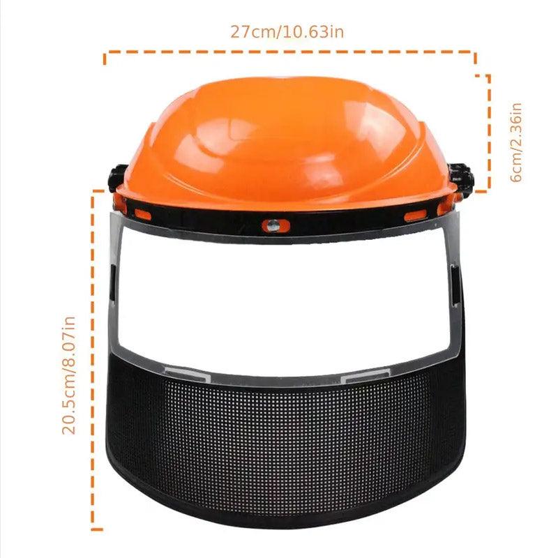 Garden Face Shield Headgear for Mowing and Outdoor Protective Use - Yellow V528-MASK-YELLOW-864596