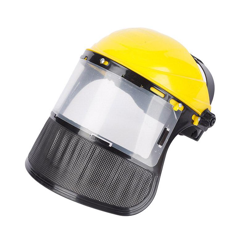 Garden Face Shield Headgear for Mowing and Outdoor Protective Use - Yellow V528-MASK-YELLOW-864596