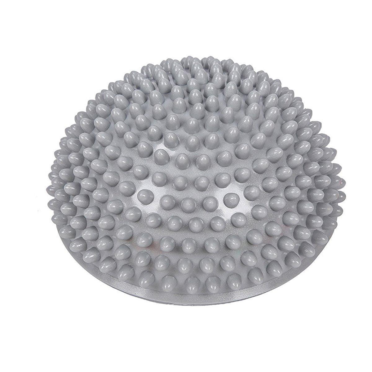 Spiky Massage Ball PVC Half Round Yoga Exercise Foot Hand Cushion - Orange V528-MASSAGE-BALL-ORANGE-991108