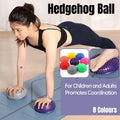 Spiky Massage Ball PVC Half Round Yoga Exercise Foot Hand Cushion - Red V528-MASSAGE-BALL-RED-542383