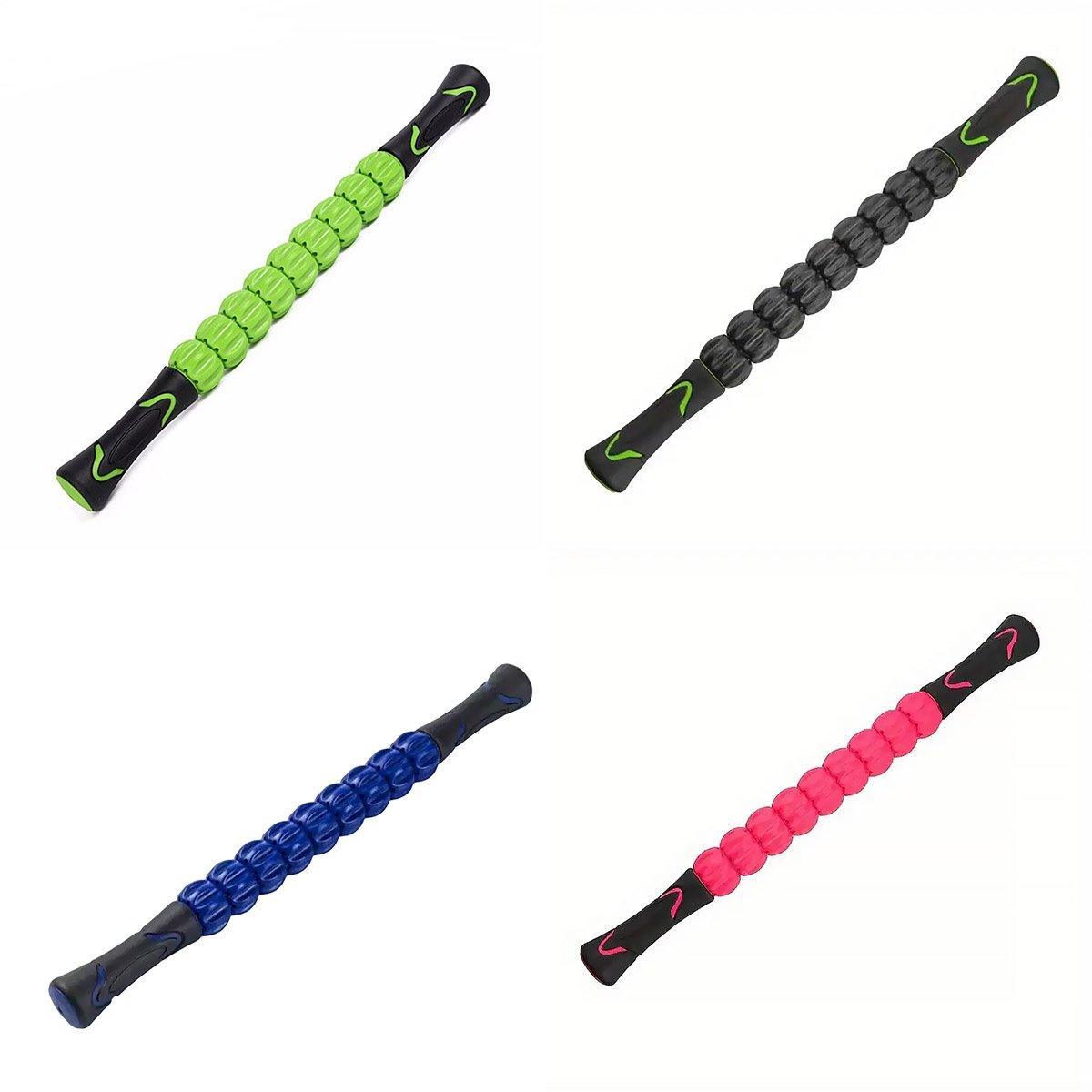 Muscle Massage Sticks Fitness Sport Fascia Rods High Strength Relaxation Roller - Black V528-MASSAGE-STICK-BLACK-840863
