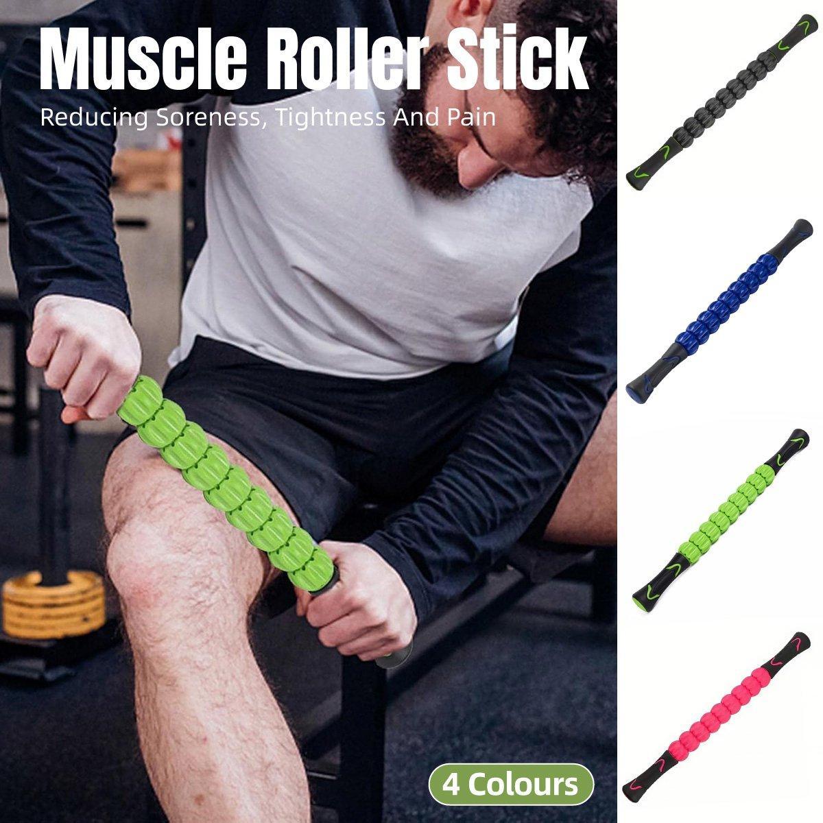 Muscle Massage Sticks Fitness Sport Fascia Rods High Strength Relaxation Roller - Blue V528-MASSAGE-STICK-BLUE-544765