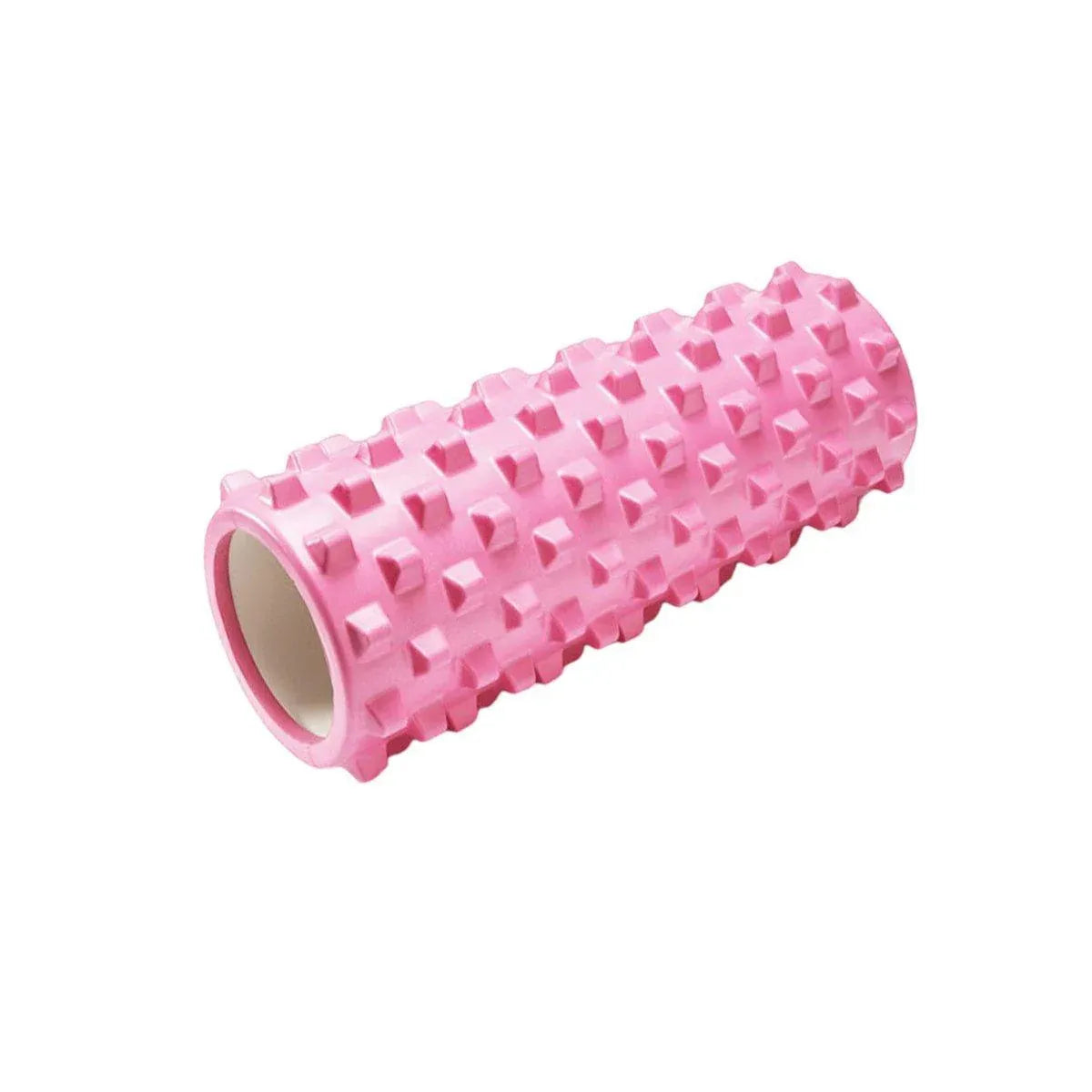 High Density EVA Foam Roller Yoga Massage Stick for Fitness - Wolf Tooth Style Pink-45cm V528-MASSAGE-STICK-LY-45-PINK-881061