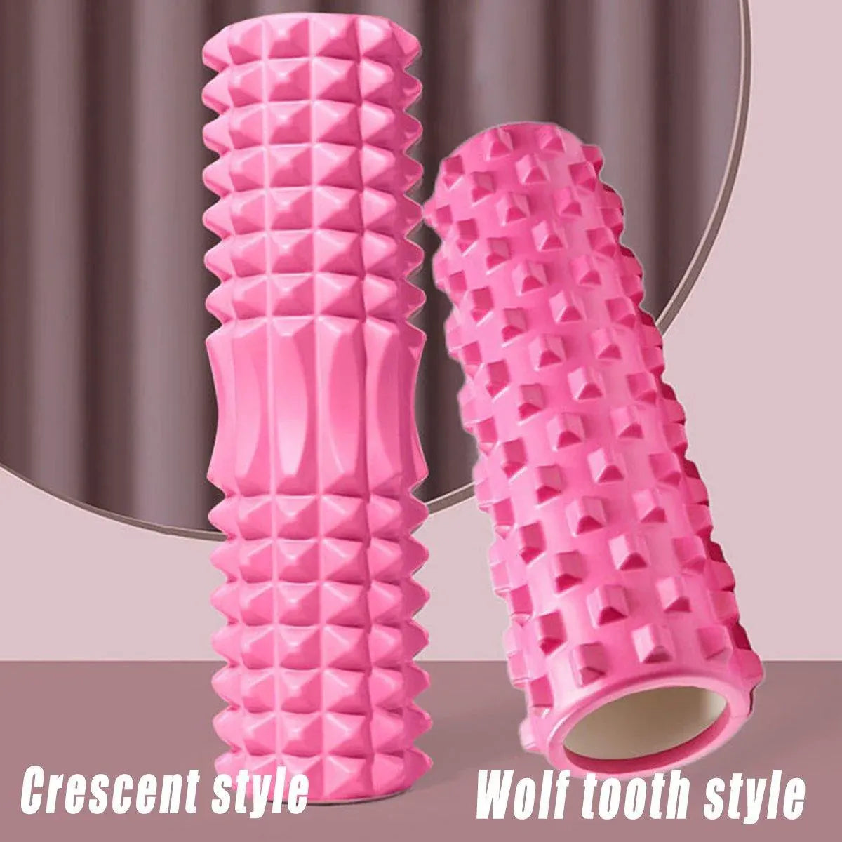 High Density EVA Foam Roller Yoga Massage Stick for Fitness - Crescent Style Blue-33cm V528-MASSAGE-STICK-YY-33-BLUE-117221
