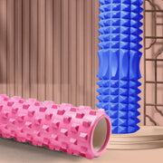 High Density EVA Foam Roller Yoga Massage Stick for Fitness - Crescent Style Blue-33cm V528-MASSAGE-STICK-YY-33-BLUE-117221