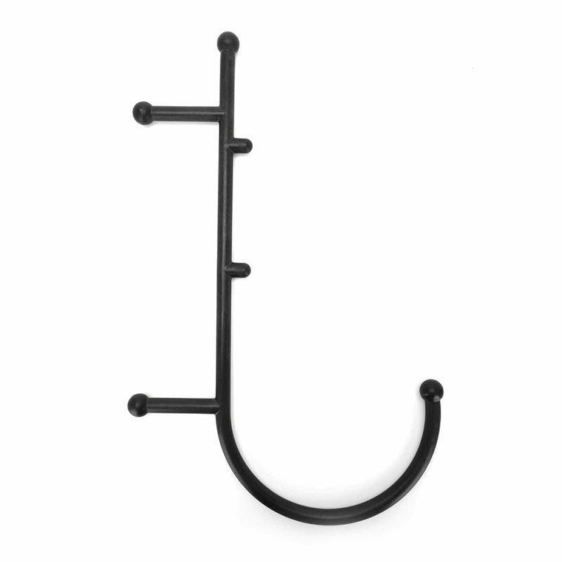 S Shaped Self Massage Tool with Trigger Point Handles for Back and Body Relaxation V528-MASSAGETOOL-BLACK-673889