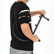 S Shaped Self Massage Tool with Trigger Point Handles for Back and Body Relaxation V528-MASSAGETOOL-BLACK-673889