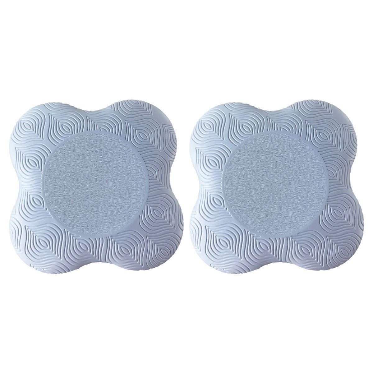 2pcs Thick Yoga Kneeling Mat Knee Cushion for Elbow Support Gym Workout Pad - Blue V528-MAT-2PCS-BLUE-491048