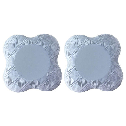 2pcs Thick Yoga Kneeling Mat Knee Cushion for Elbow Support Gym Workout Pad - Blue V528-MAT-2PCS-BLUE-491048