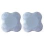 2pcs Thick Yoga Kneeling Mat Knee Cushion for Elbow Support Gym Workout Pad - Blue V528-MAT-2PCS-BLUE-491048