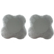 2pcs Thick Yoga Kneeling Mat Knee Cushion for Elbow Support Gym Workout Pad - Grey V528-MAT-2PCS-GREY-561623