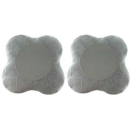 2pcs Thick Yoga Kneeling Mat Knee Cushion for Elbow Support Gym Workout Pad - Grey V528-MAT-2PCS-GREY-561623