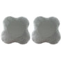 2pcs Thick Yoga Kneeling Mat Knee Cushion for Elbow Support Gym Workout Pad - Grey V528-MAT-2PCS-GREY-561623