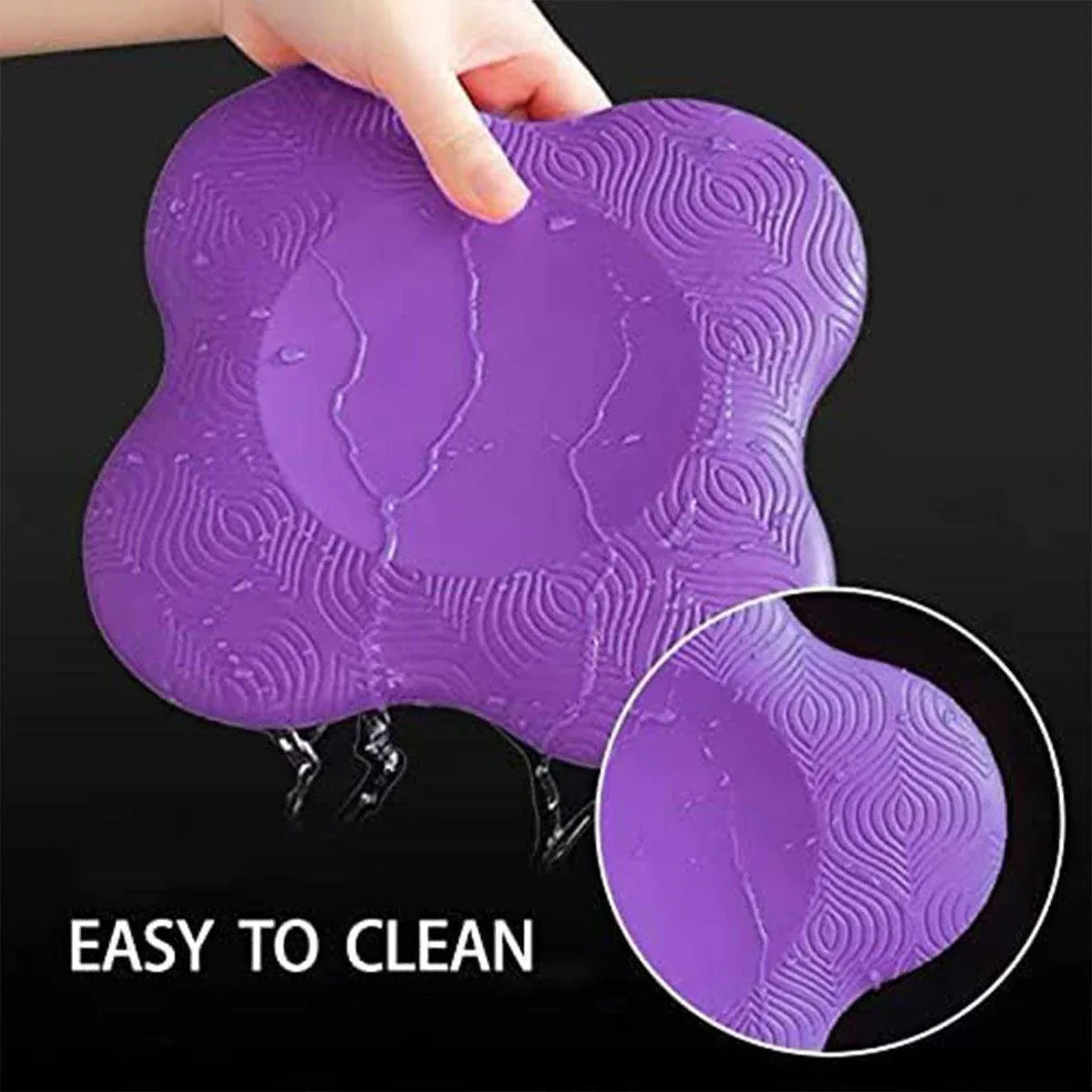 2pcs Thick Yoga Kneeling Mat Knee Cushion for Elbow Support Gym Workout Pad - Grey V528-MAT-2PCS-GREY-561623