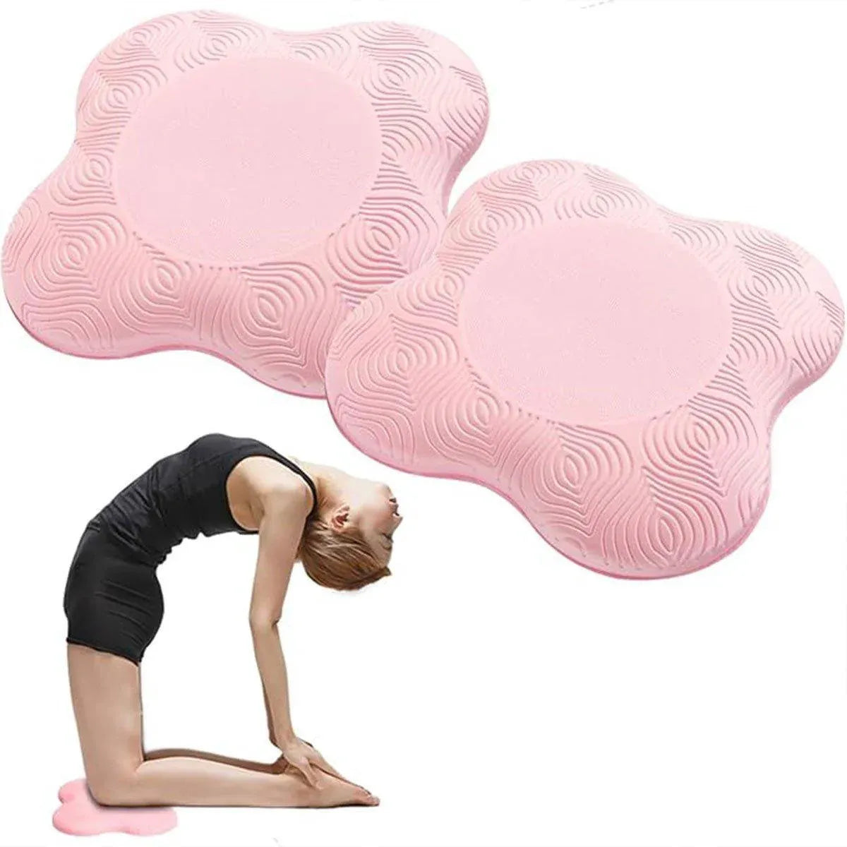 2pcs Thick Yoga Kneeling Mat Knee Cushion for Elbow Support Gym Workout Pad - Grey V528-MAT-2PCS-GREY-561623