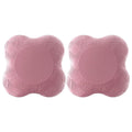 2pcs Thick Yoga Kneeling Mat Knee Cushion for Elbow Support Gym Workout Pad - Pink V528-MAT-2PCS-PINK-129673