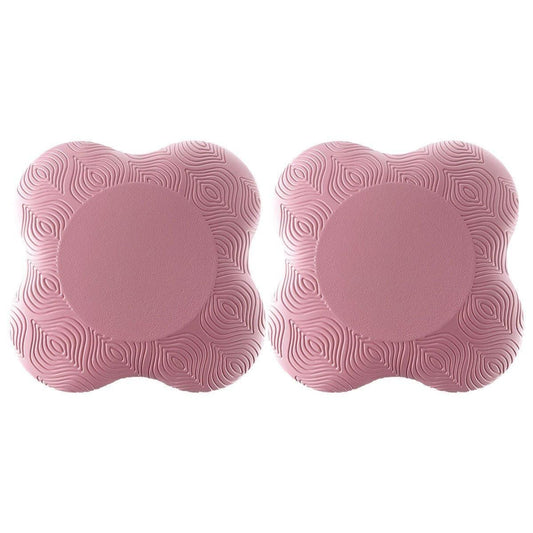 2pcs Thick Yoga Kneeling Mat Knee Cushion for Elbow Support Gym Workout Pad - Pink V528-MAT-2PCS-PINK-129673
