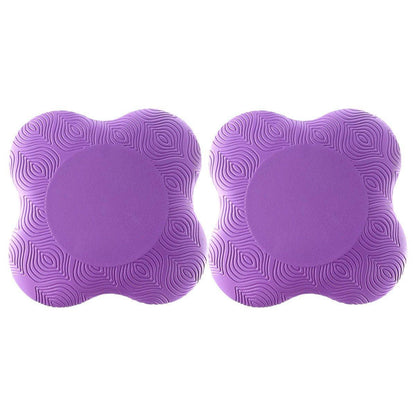 2pcs Thick Yoga Kneeling Mat Knee Cushion for Elbow Support Gym Workout Pad - Purple V528-MAT-2PCS-PURPLE-439914