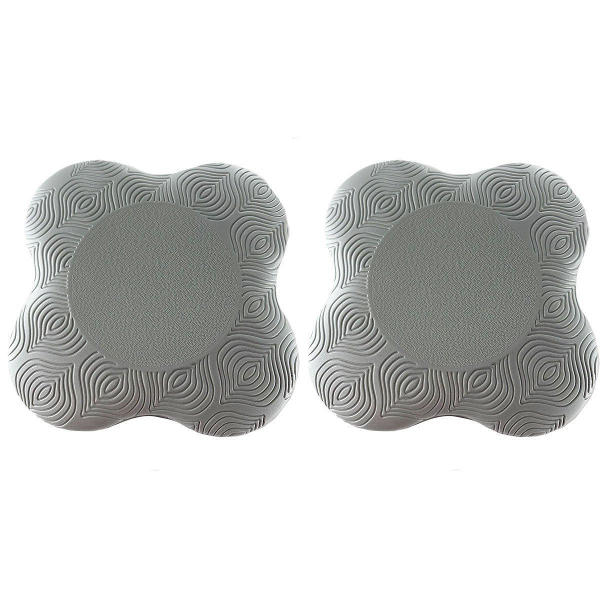 2pcs Thick Yoga Kneeling Mat Knee Cushion for Elbow Support Gym Workout Pad - Purple V528-MAT-2PCS-PURPLE-439914