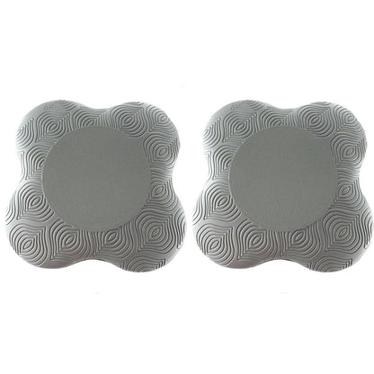 2pcs Thick Yoga Kneeling Mat Knee Cushion for Elbow Support Gym Workout Pad - Purple V528-MAT-2PCS-PURPLE-439914