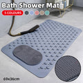 Non Slip Floor Pad Bathroom Tub Mat Bath Shower Mat with Round Massage Point - Pink V528-MAT-PINK-966659