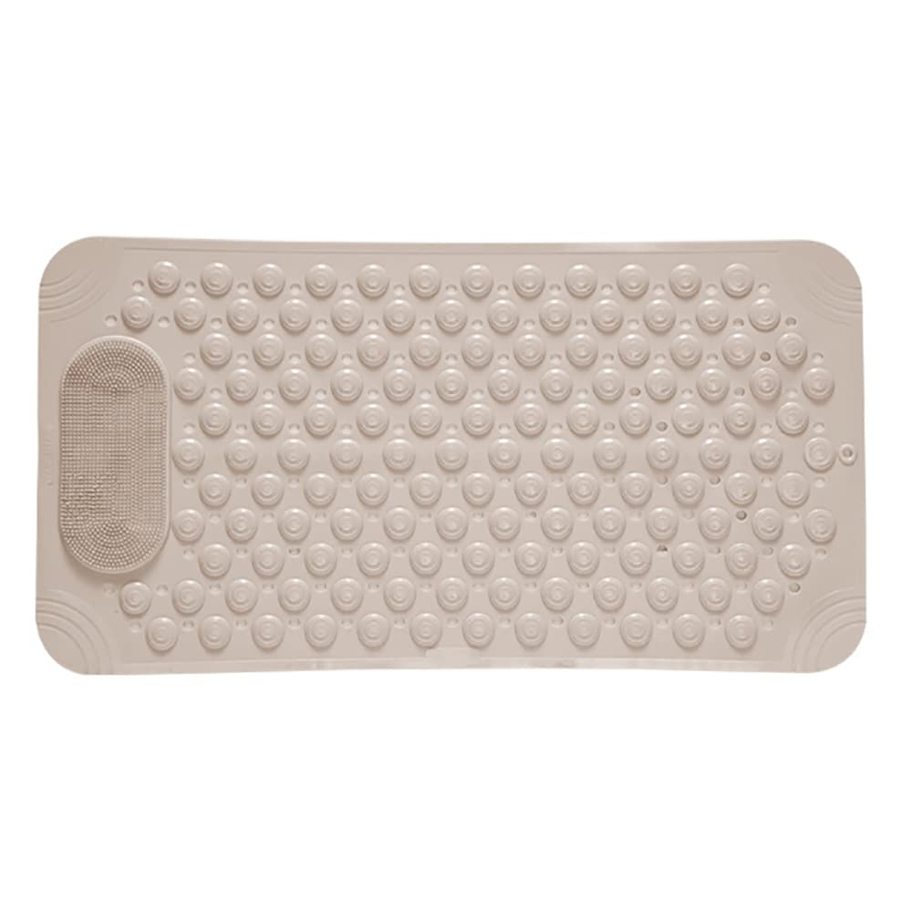 Non Slip Floor Pad Bathroom Tub Mat Bath Shower Mat with Round Massage Point - Pink V528-MAT-PINK-966659
