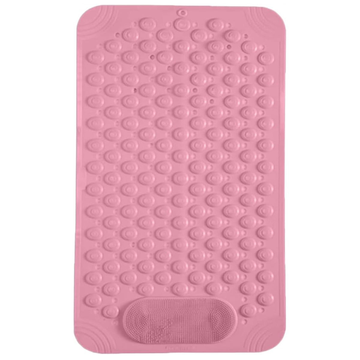 Non Slip Floor Pad Bathroom Tub Mat Bath Shower Mat with Round Massage Point - Pink V528-MAT-PINK-966659