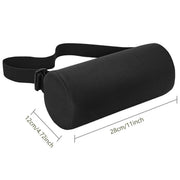 Adjustable Multi-functional Lumbar Support Pillow Small Cylindrical Back Cushion V528-MCKENZIE-LUMBAR-BLACK-925687