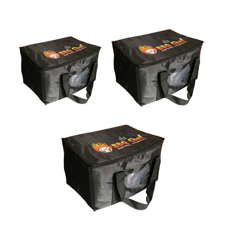 Insulated Food Delivery Bag Thermal Pizza Takeaway Cooler Storage 16L 28L 50L - 16L-28x19x20cm V528-MEALDELIVERYBAG-16-654114