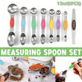 8pcs Stainless Steel Dual Head Measuring Spoon Set Kitchen Baking Cooking Tools V528-MEASURING-SPOON-8PCS-457841
