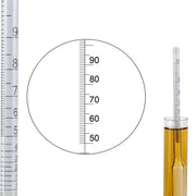Alcohol Meter Hydrometer 0-100 Percent with 100ml Measuring Cup for Distilling V528-MEASURINGINSTRUMENT-18780