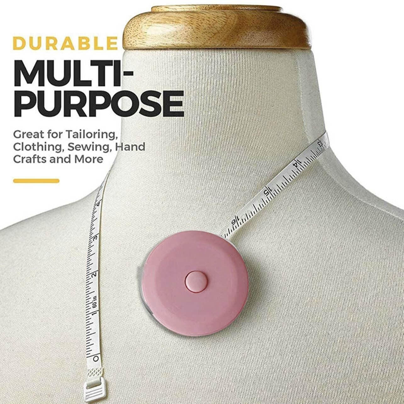 Retractable Tailor Tape Measure 150cm Soft Body Measuring Sewing Ruler - Green V528-MEASURINGTAPE-150CM-GREEN71575
