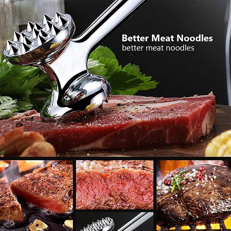 Meat Hammer Kitchen Tenderizing Beating Tool Double Sided Loose Meat Hammer V528-MEAT-HAMMER-670388