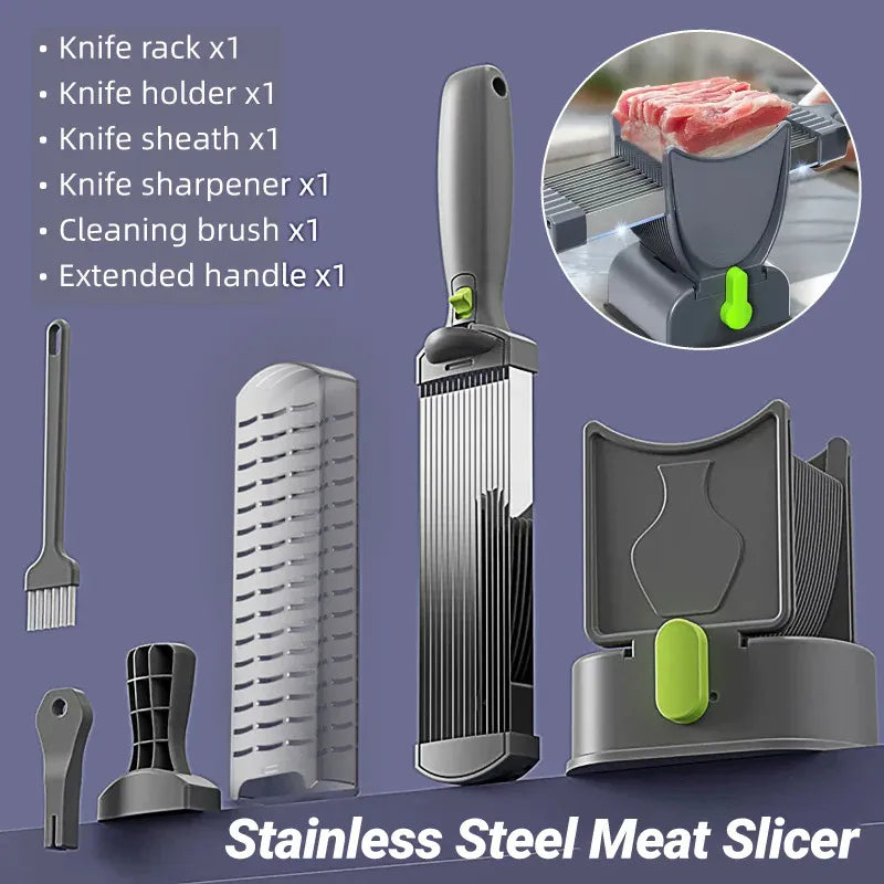 Meat Slicer Cutter Multifunctional Fresh Meat Cutting Tool for Household Kitchen V528-MEAT-SLICING-ARTIFACT-648984