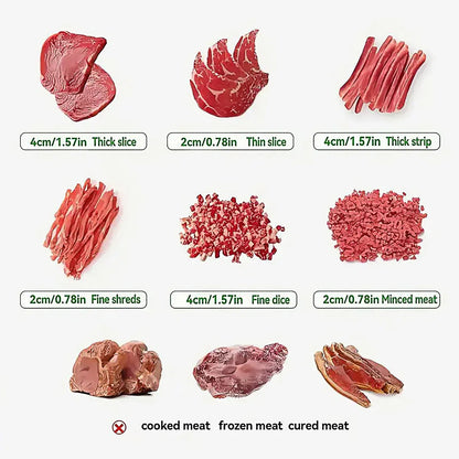 Meat Slicer Cutter Multifunctional Fresh Meat Cutting Tool for Household Kitchen V528-MEAT-SLICING-ARTIFACT-648984