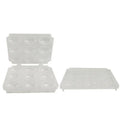 Meatball Maker Manual Meatloaf Mold Kibbeh Maker Press Minced Processor Tool - 9 Holes Clear V528-MEATLOAFMOLD-9HOLESCLEAR-16896