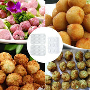 Meatball Maker Manual Meatloaf Mold Kibbeh Maker Press Minced Processor Tool - 9 Holes Clear V528-MEATLOAFMOLD-9HOLESCLEAR-16896