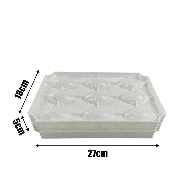 Meatball Maker Manual Meatloaf Mold Kibbeh Maker Press Minced Processor Tool - 9 Holes Clear V528-MEATLOAFMOLD-9HOLESCLEAR-16896