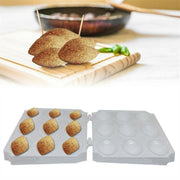 Meatball Maker Manual Meatloaf Mold Kibbeh Maker Press Minced Processor Tool - 9 Holes Clear V528-MEATLOAFMOLD-9HOLESCLEAR-16896