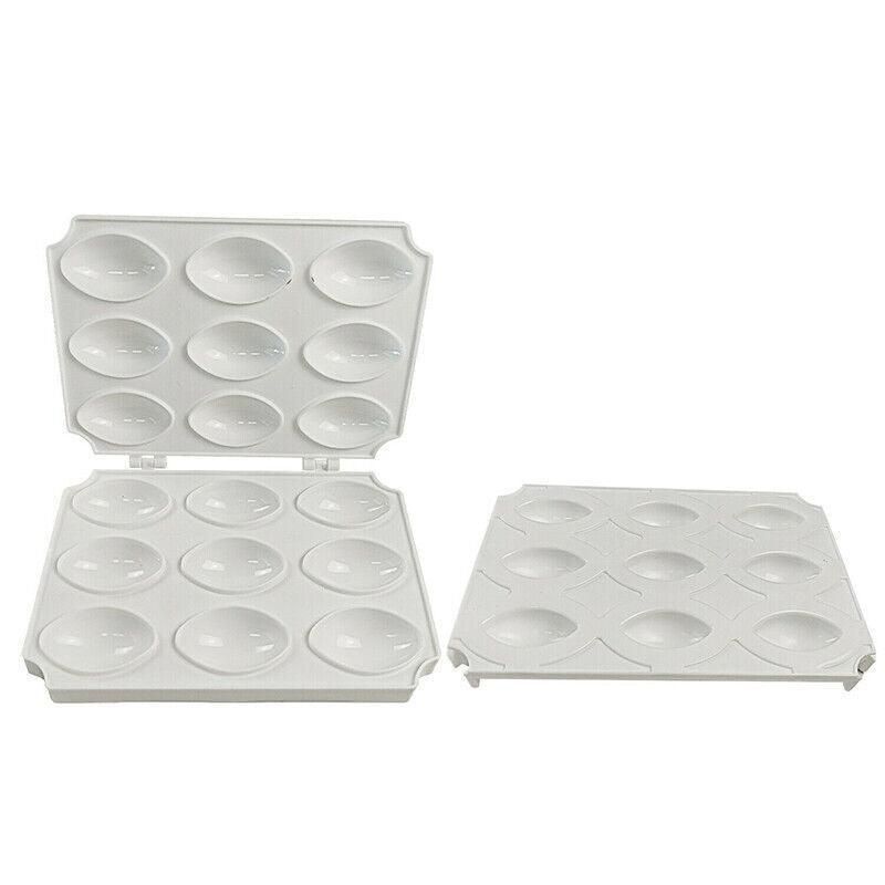 Meatball Maker Manual Meatloaf Mold Kibbeh Maker Press Minced Processor Tool - 9 Holes White V528-MEATLOAFMOLD-9HOLESWHITE-81174