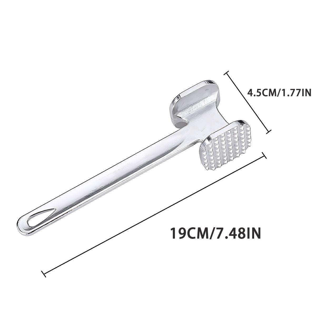 Aluminium Meat Tenderizer Hammer Tool for Steak Chicken Beef 19x4.5cm V528-MEATMALLET-798513