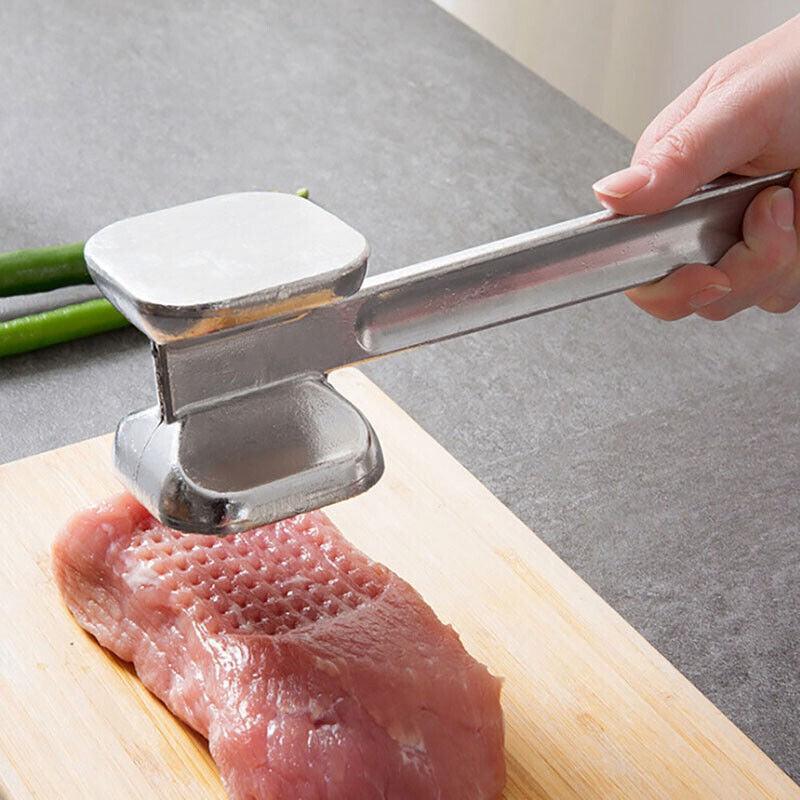 Aluminium Meat Tenderizer Hammer Tool for Steak Chicken Beef 19x4.5cm V528-MEATMALLET-798513