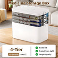 4 Layer Medicine Box Portable Medical Storage Family First Aid Emergency Box V528-MEDICINE-CHEST-4-574565