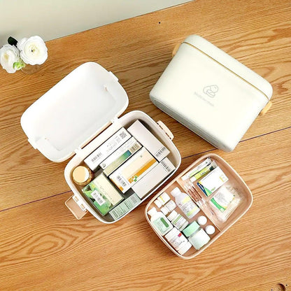 Medicine Cabinet Household Organizer Storage Emergency First Aid Kit Organizer V528-MEDICINE-KIT-126579